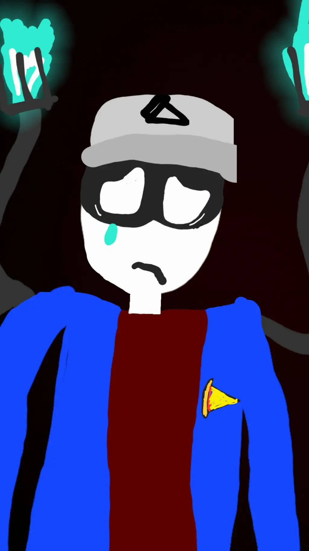 ai character: depressed John background