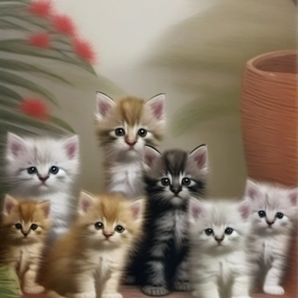 chat with ai character: Lots of kittens