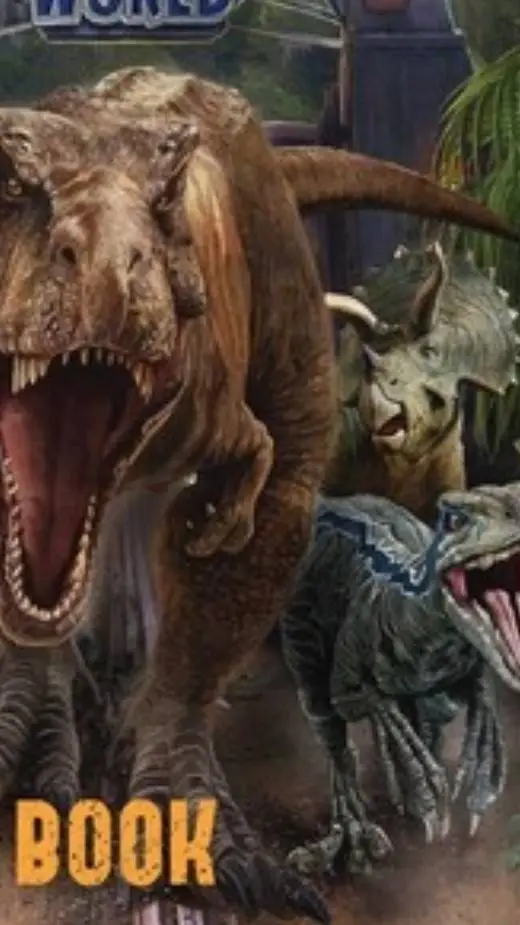 ai character: jurassic world background