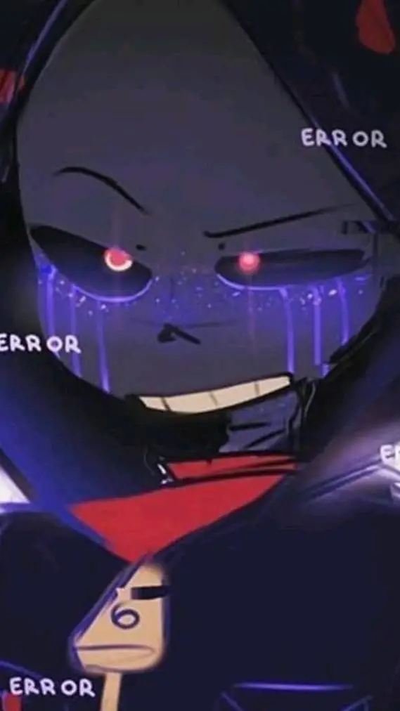 ai character: error sans background