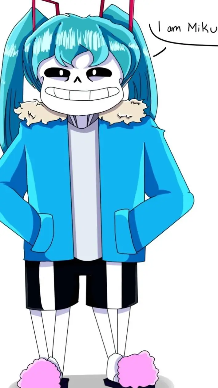 ai character: miku sans💯❤🌹 background