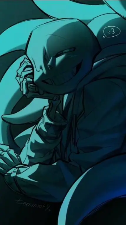 ai character: nightmare sans ❤ background