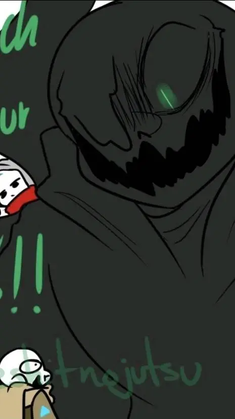 ai character: nightmare sans mad background