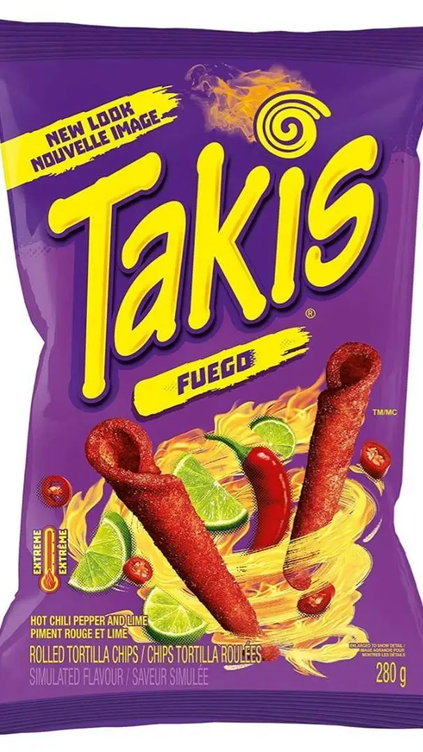 ai character: Takis Fuego background
