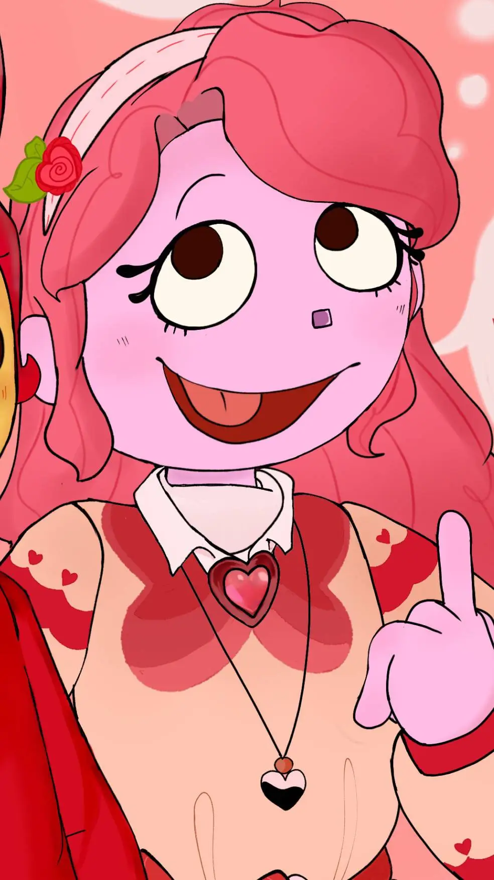 ai character: Olivia Heart  background