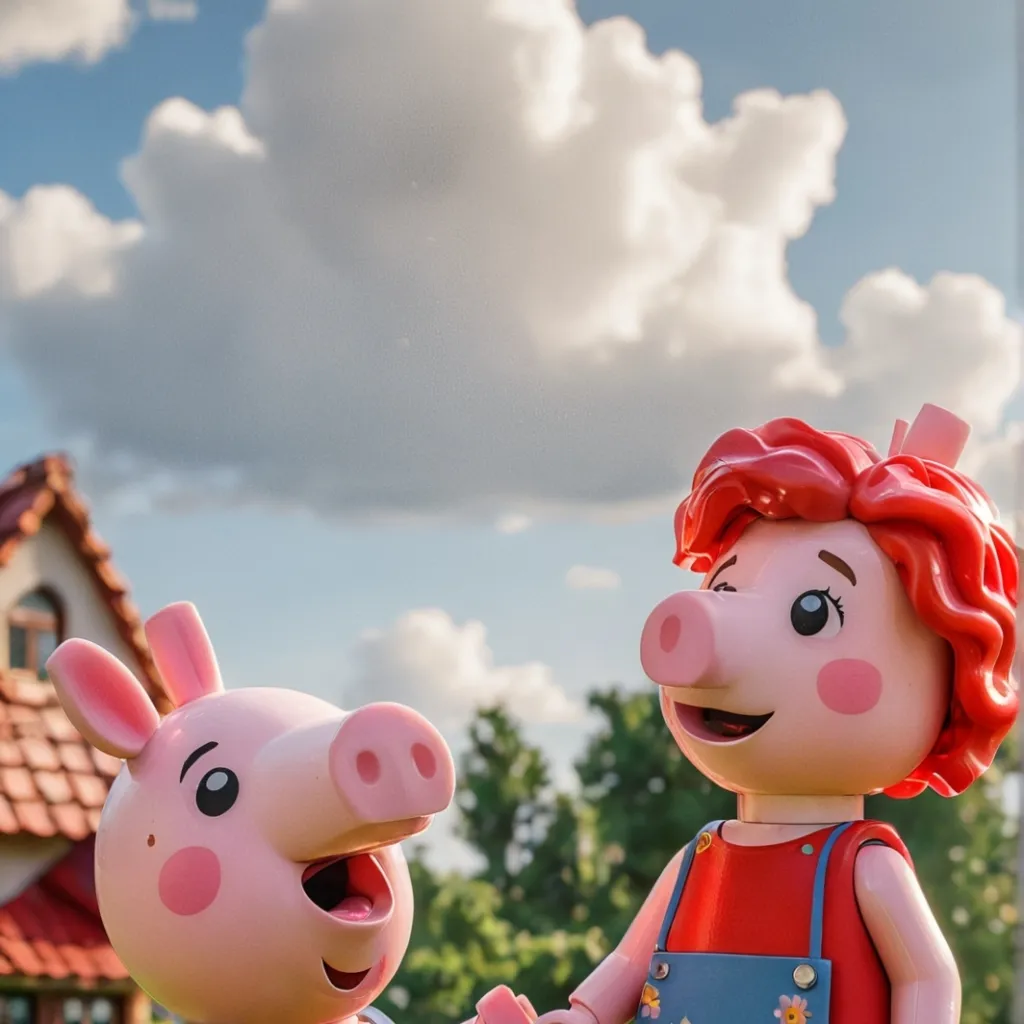 chat with ai character: George and peppa