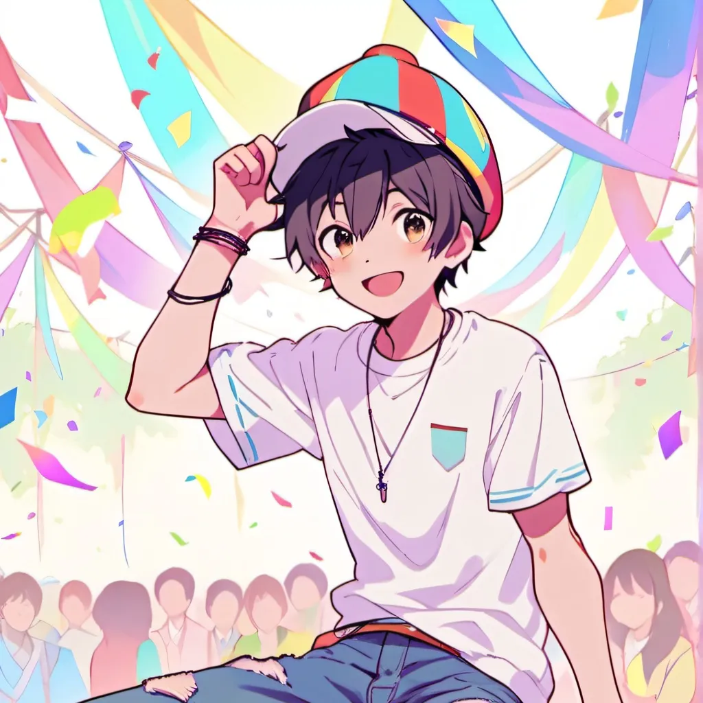 chat with ai character: A school party 