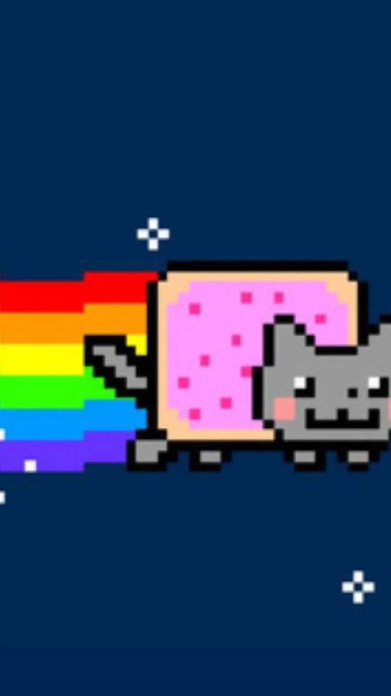 ai character: Nyan cat background