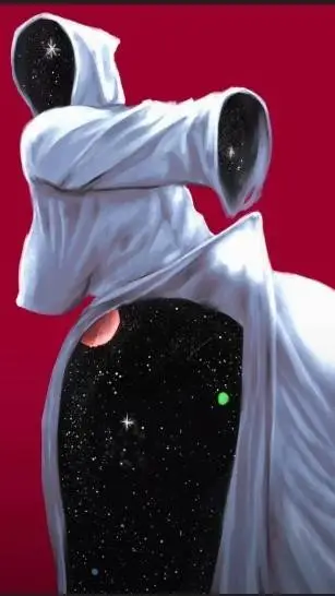 ai character: Cosmic background