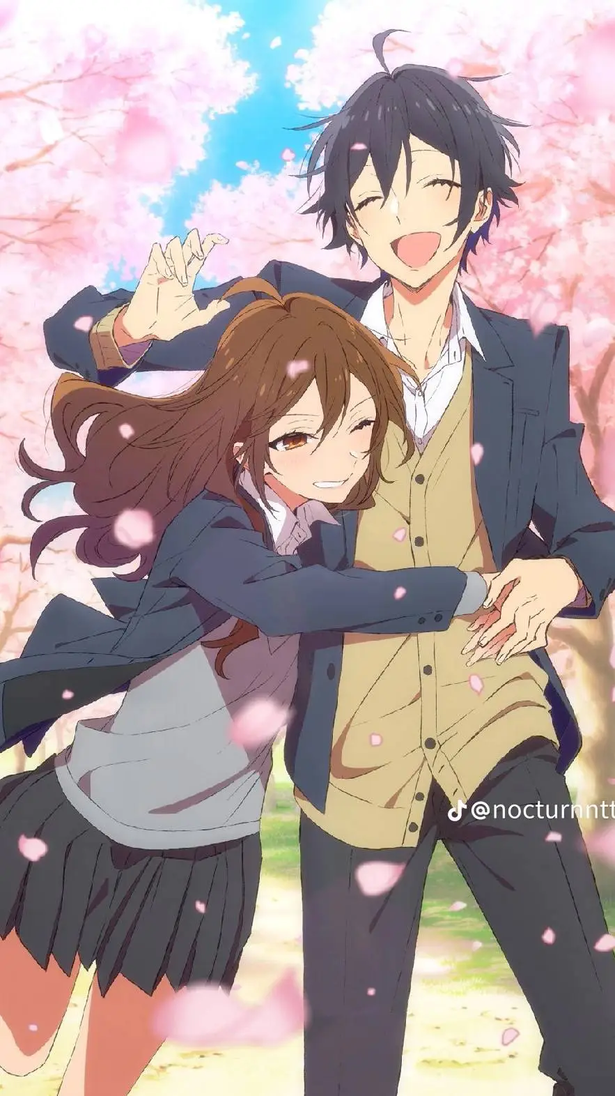 ai character: Hori x Miyamura background