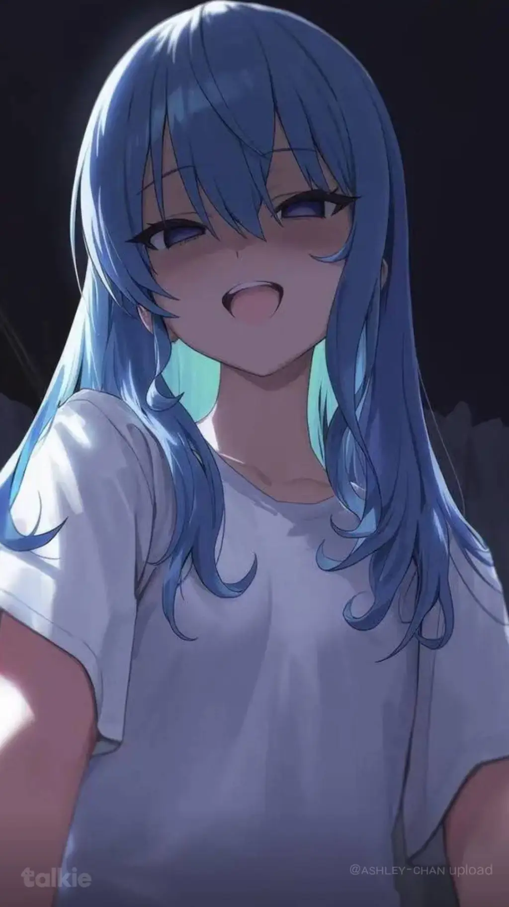 ai character: Aqua(Girl version) background