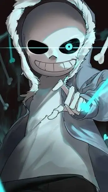 ai character: Sans  background