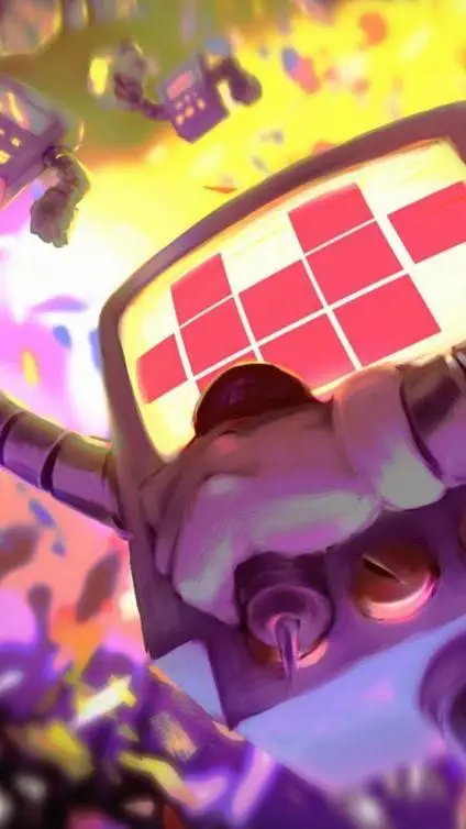 ai character: Mettaton  background