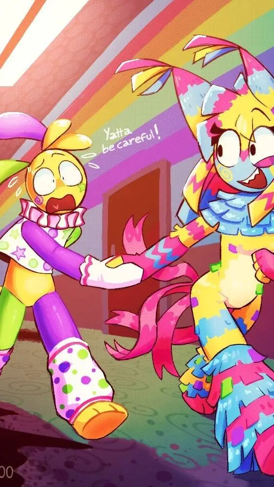 ai character: yatta x looey background