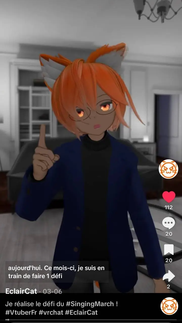 ai character: eclaircat background