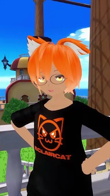 ai character: eclaircat background