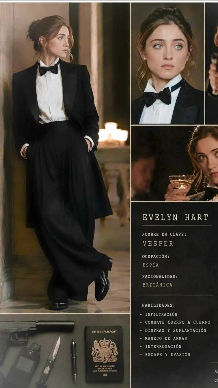 ai character: Evelyn Hart  background