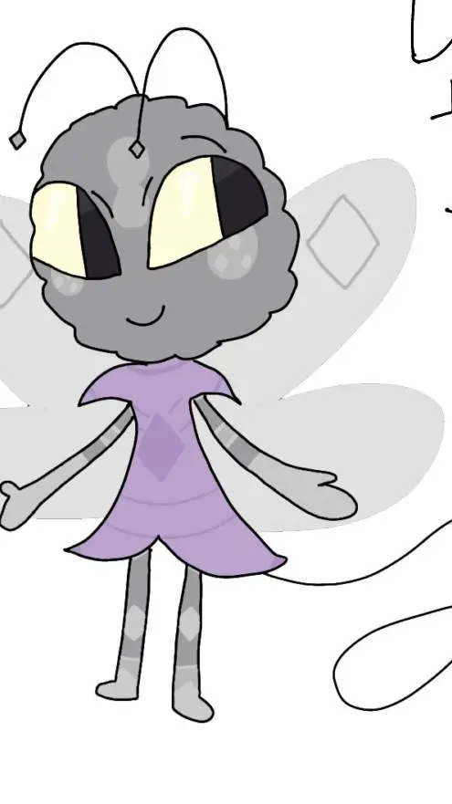 ai character: Dusty the Moth! background