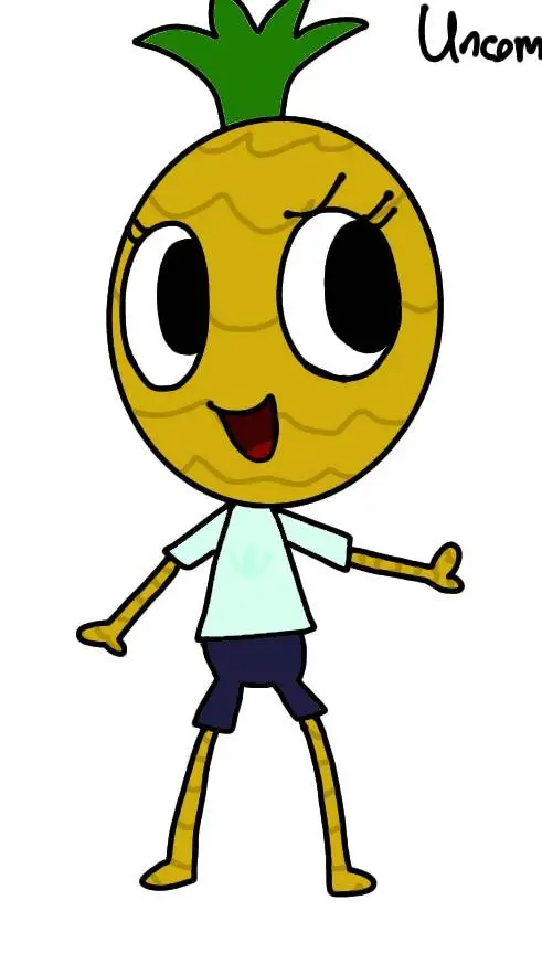 ai character: Pina the Pineapple background