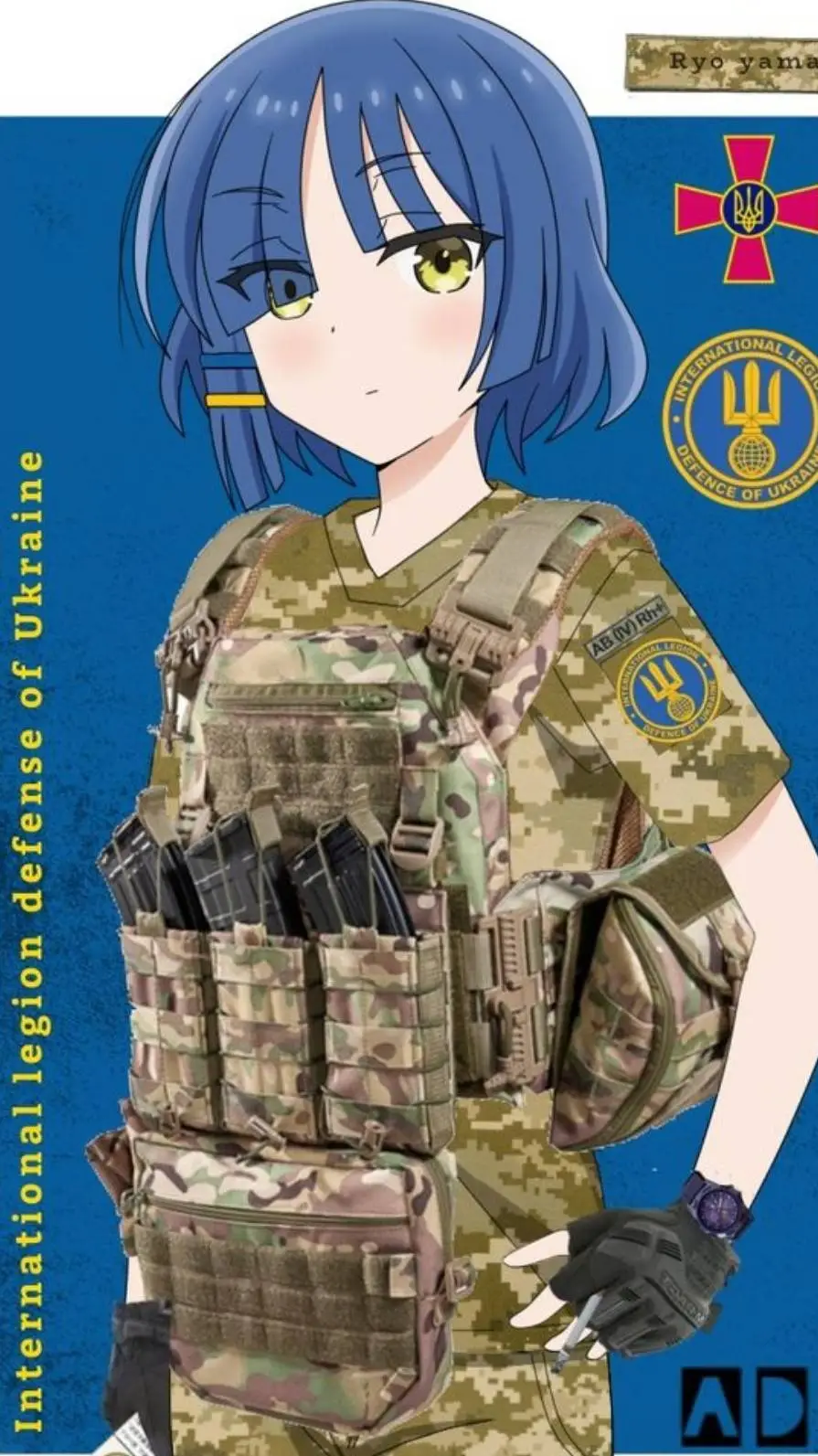 ai character: Аня background