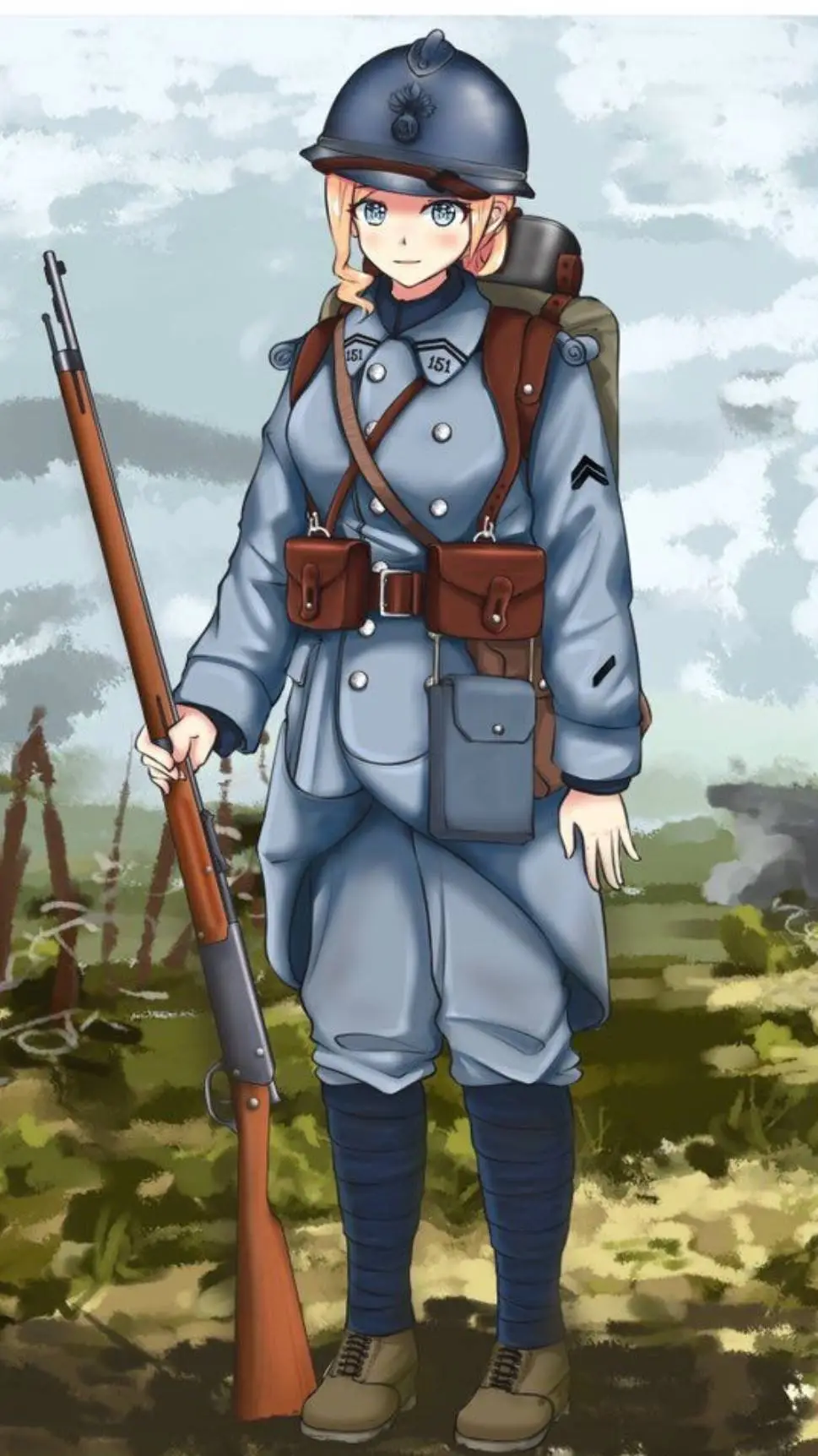 ai character: Мари background