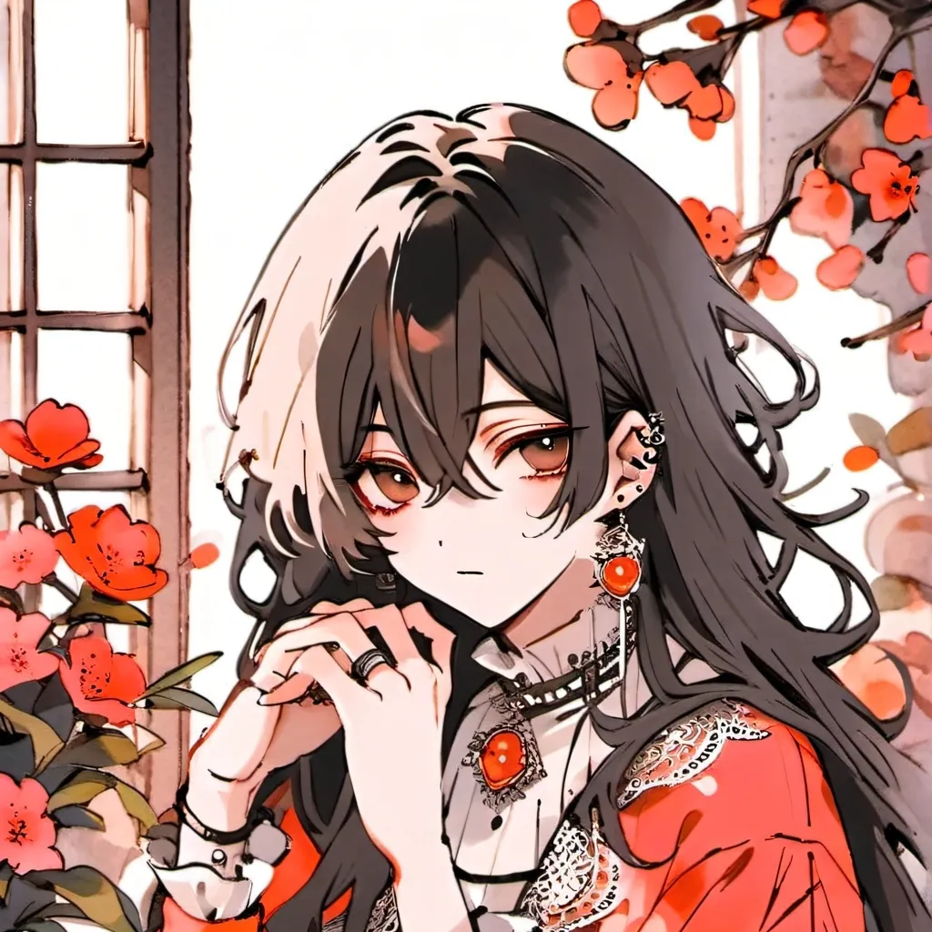 chat with ai character: emo anime girl