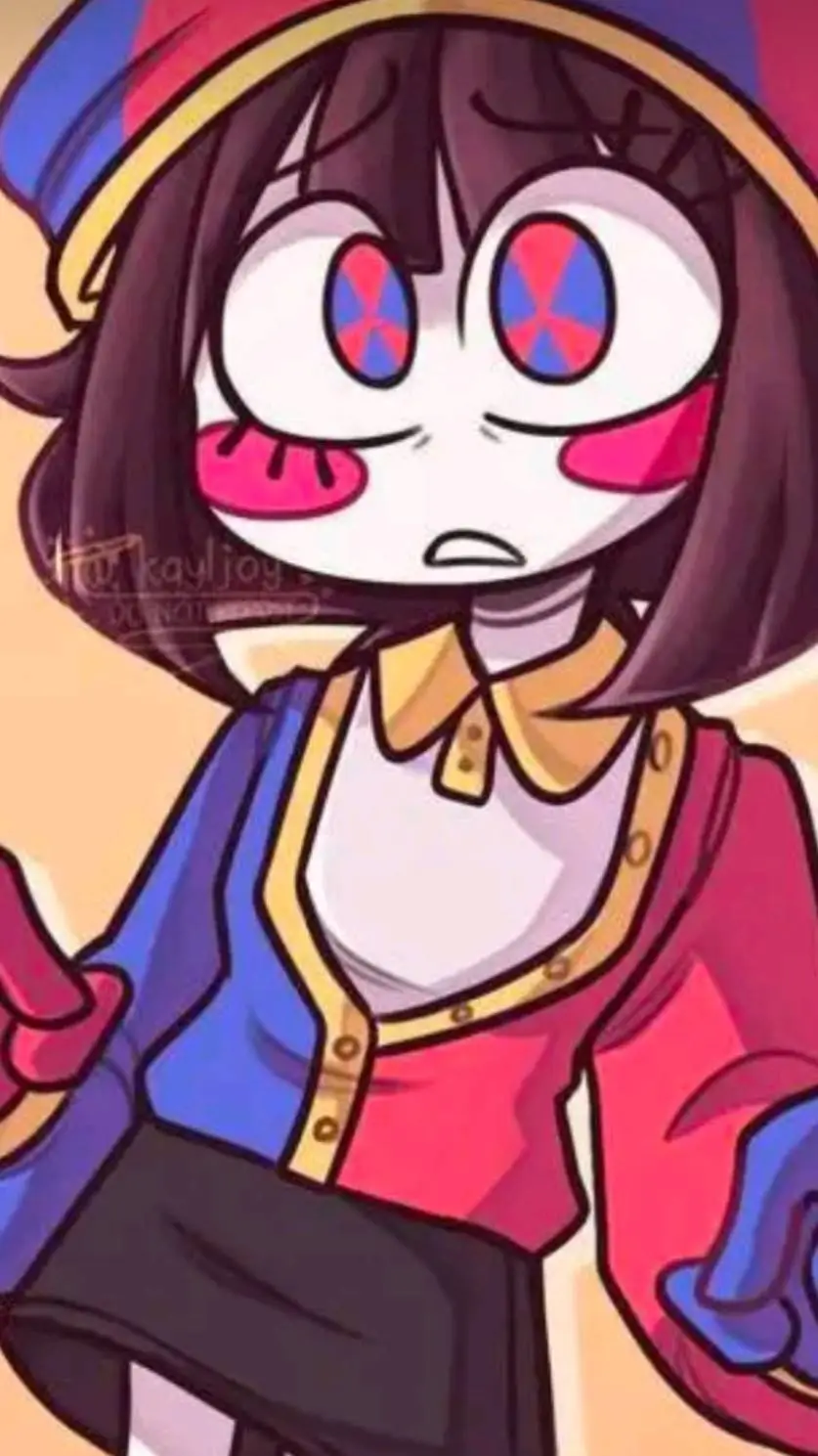 ai character: pomni  background