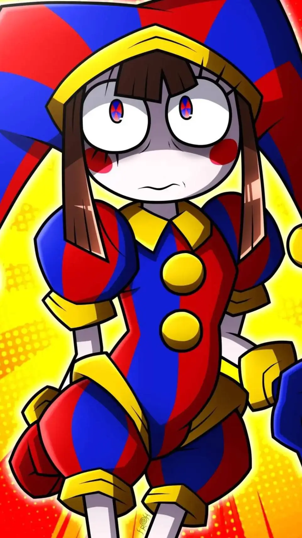 ai character: pomni background