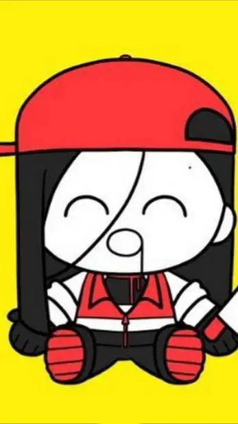 ai character: Yi Xi plush  background
