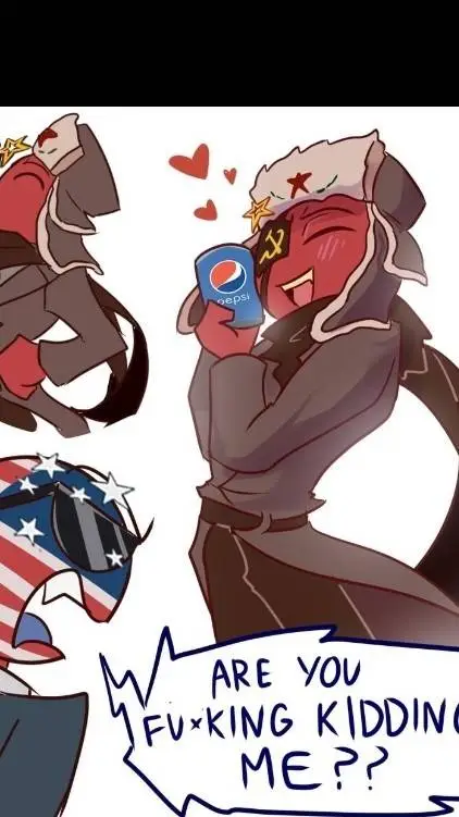 ai character: ☭CCCP and Ame☆ background