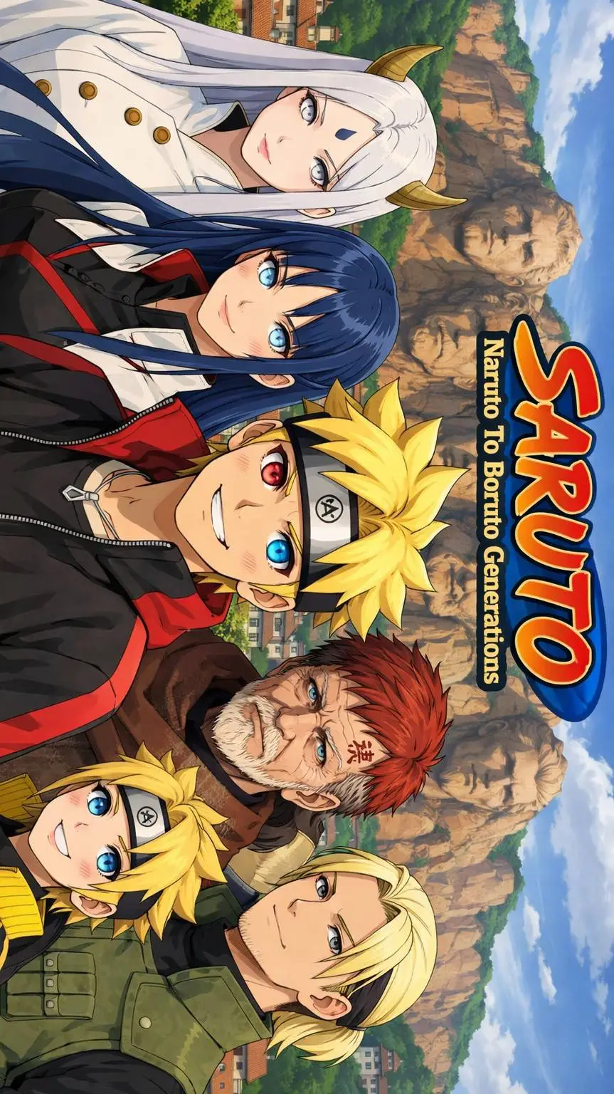 ai character: Saruto Next Gen✨️ background