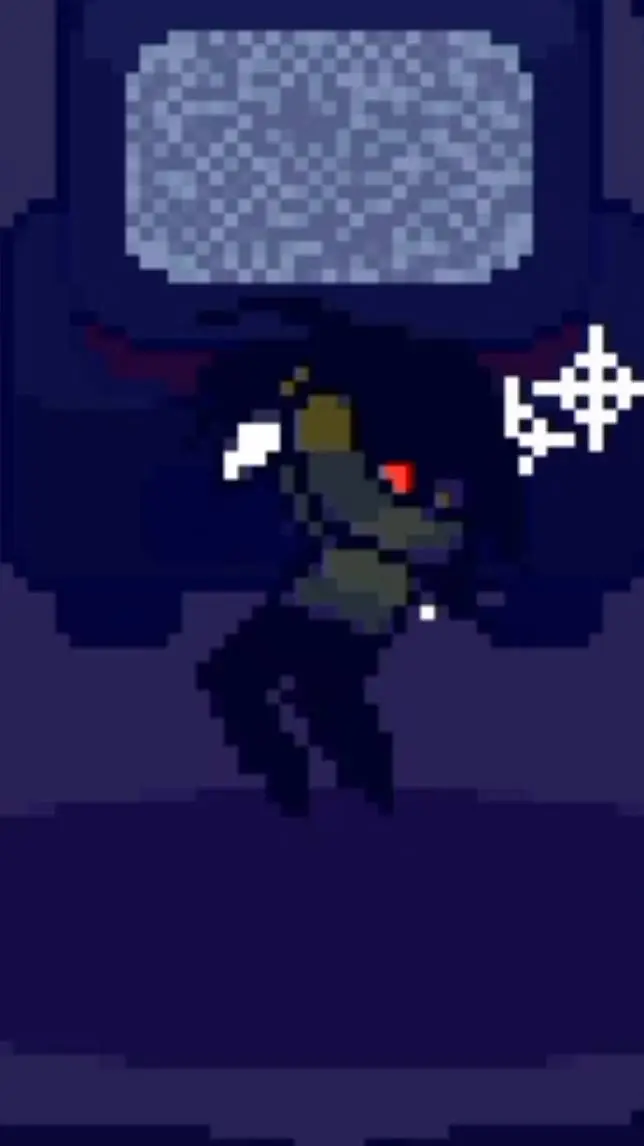 ai character: Kris deltarune background