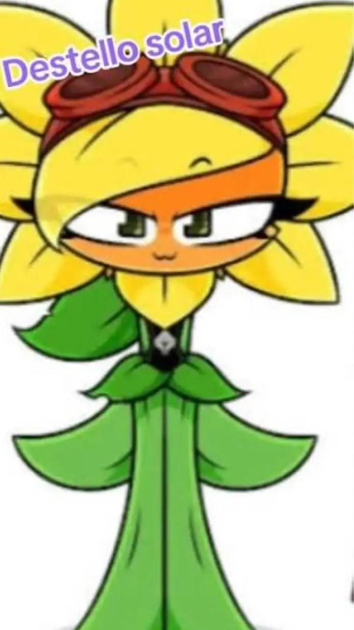 ai character: 🌻◇destello solar🌻 background