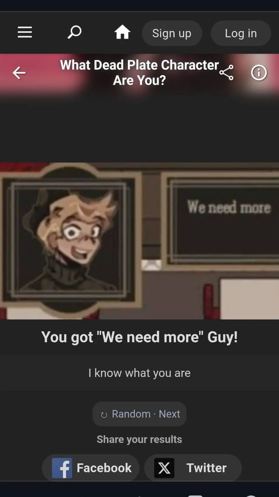 ai character: DEAD PLATE DEMON background