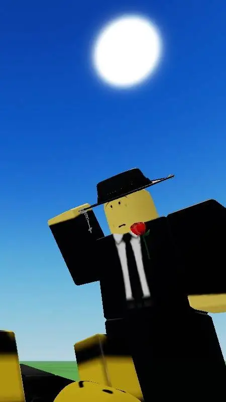 ai character: DAD SUIT NOOB background