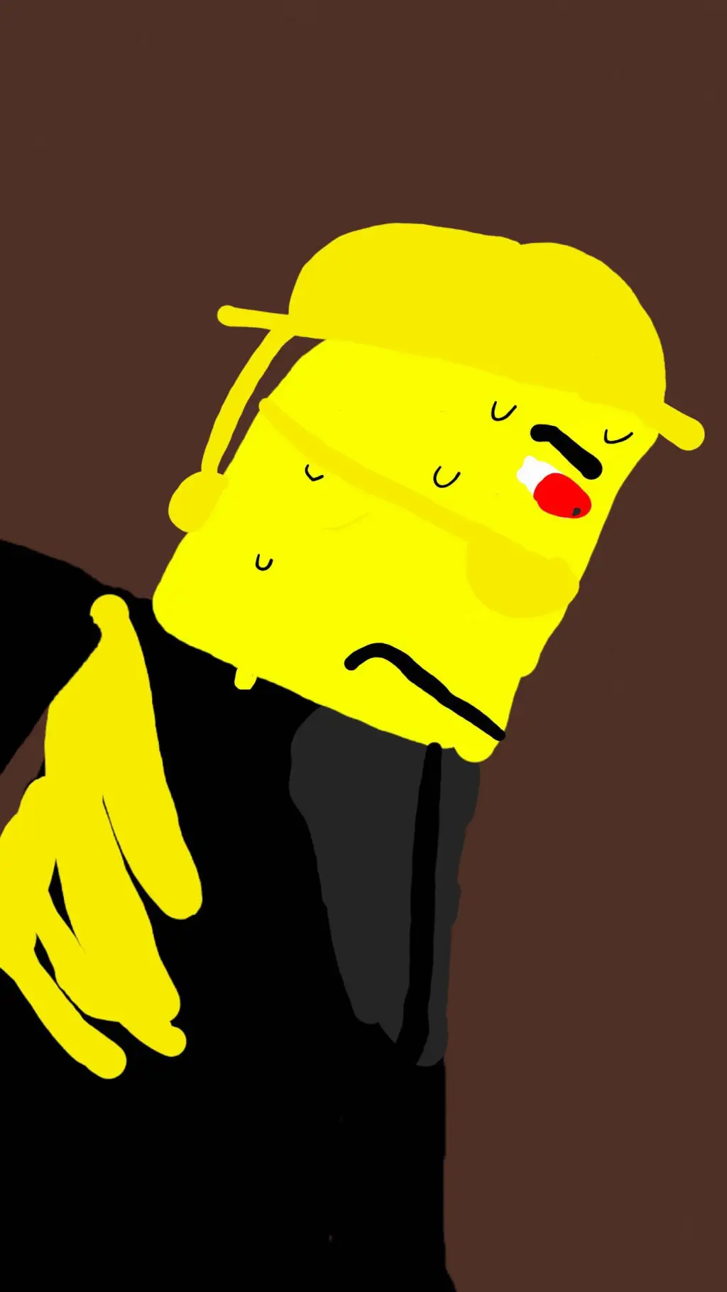 ai character: GOLDEN SUIT NOOB~ background
