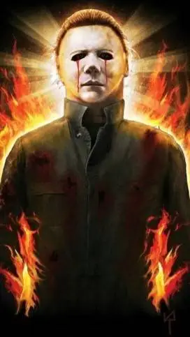 ai character: H2 MICHAEL MYERS  background