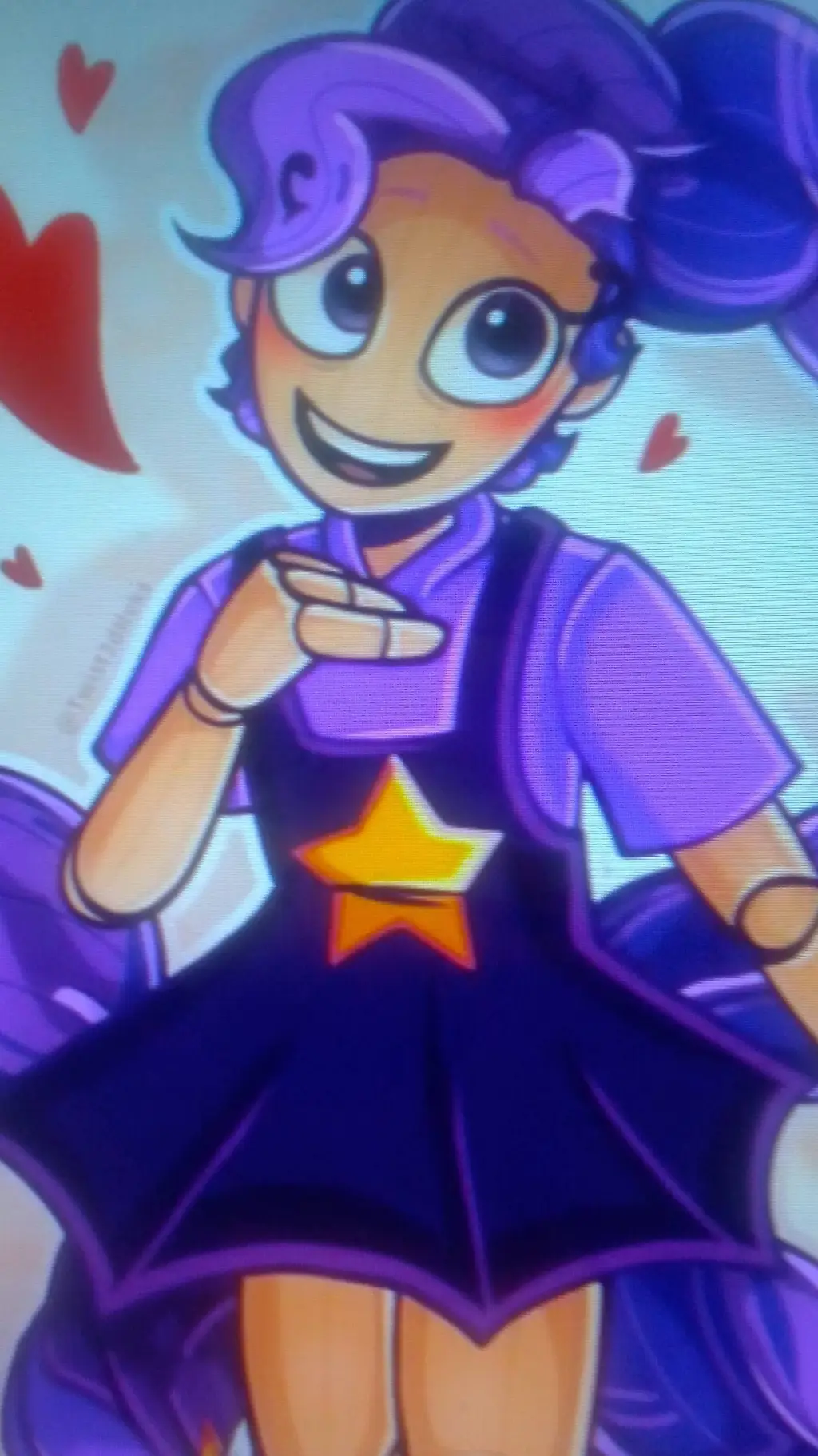 ai character: lily lovebraids  background