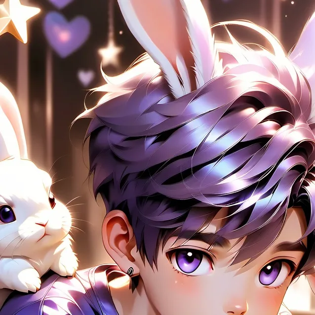 chat with ai character: bunny boy 🐇
