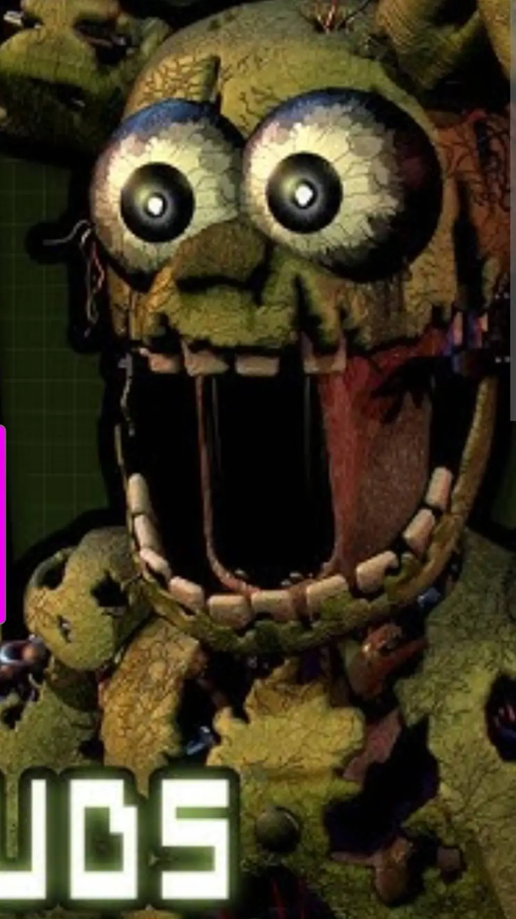 ai character: screaming springtr background