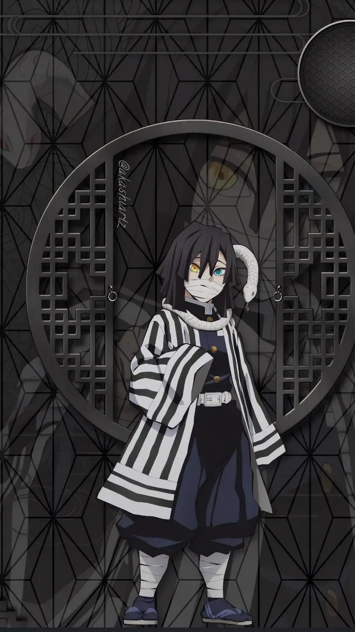 ai character: ○Obanai Iguro● background