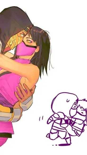 ai character: Mileena  background