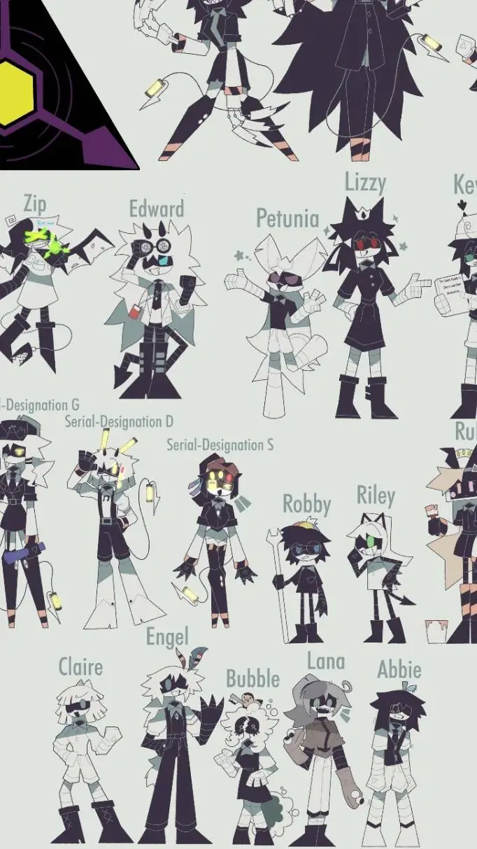ai character: FPE x Murder Drone background