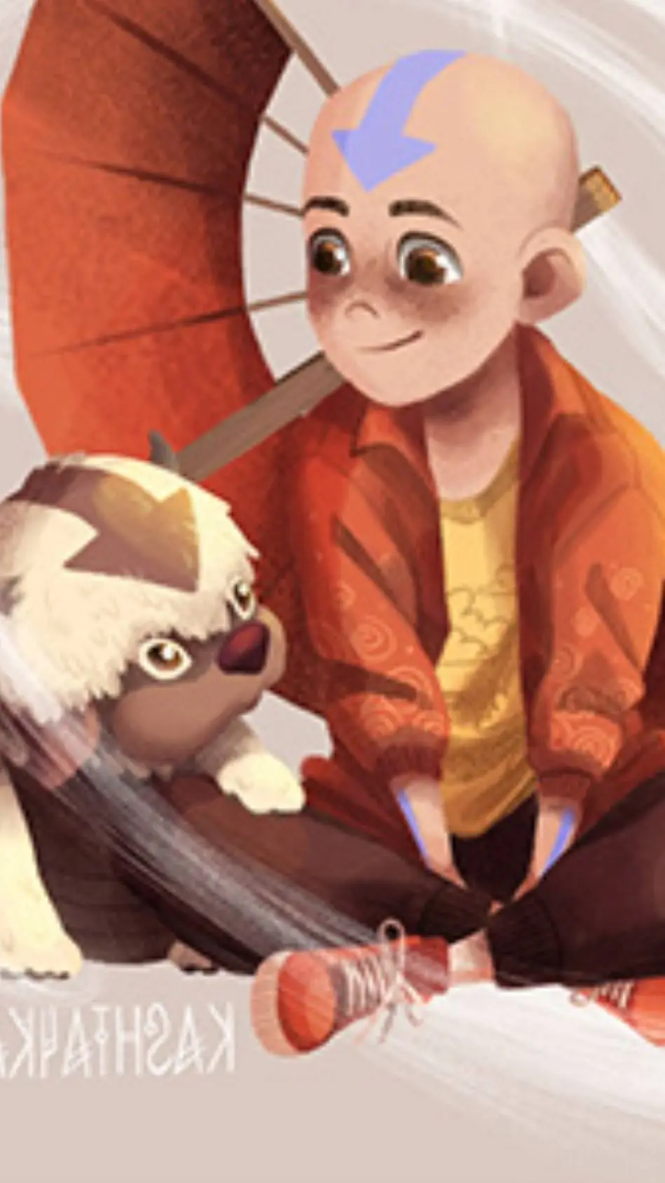 ai character: ATLA background