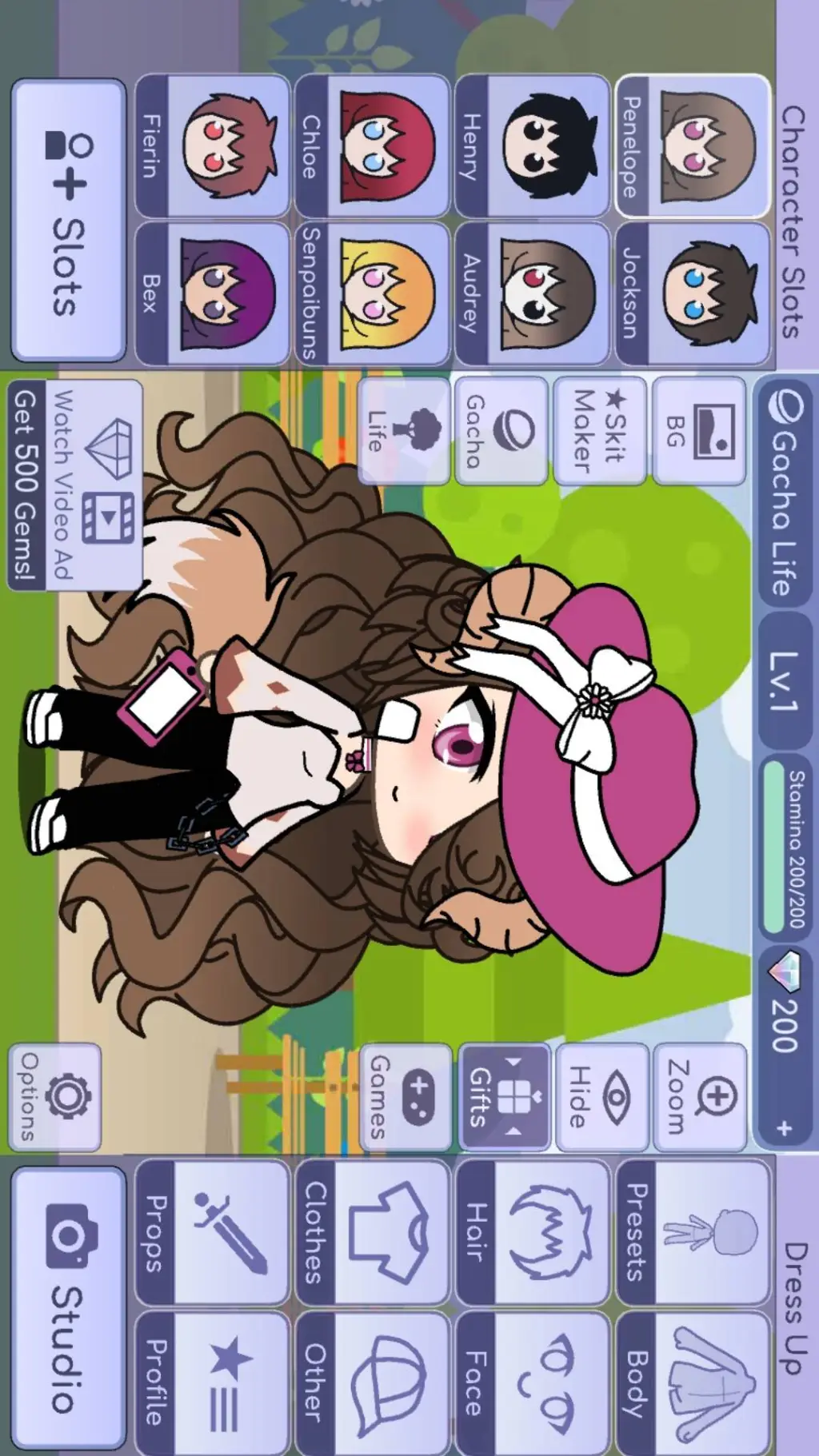 ai character: Penelope  background