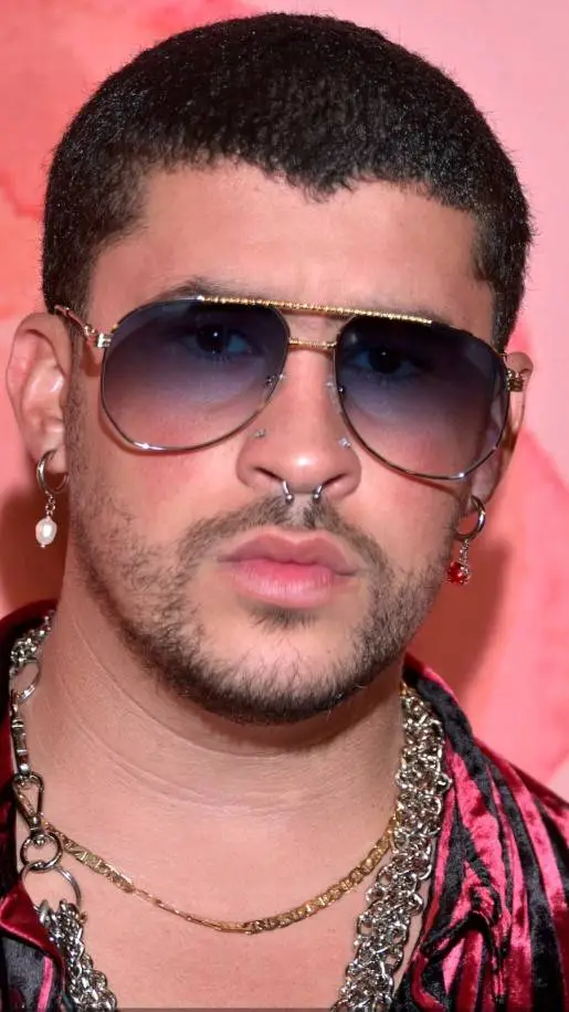 ai character: bad bunny  background