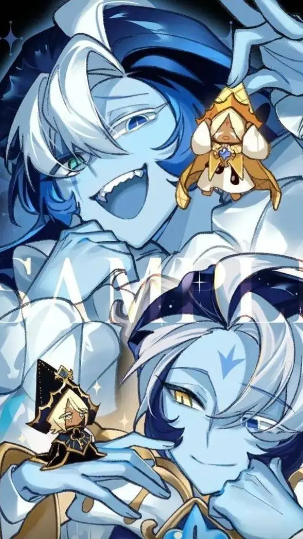 ai character: ShadowMilkCookie  background