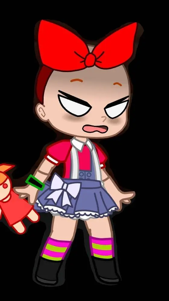 ai character: lizzy  baldy afton background