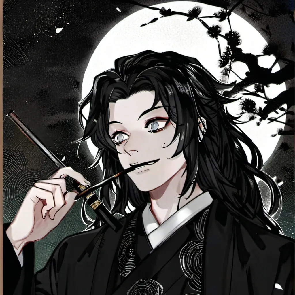 chat with ai character: Kokushibo