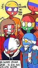 ai character: Contryhumans xdddd background